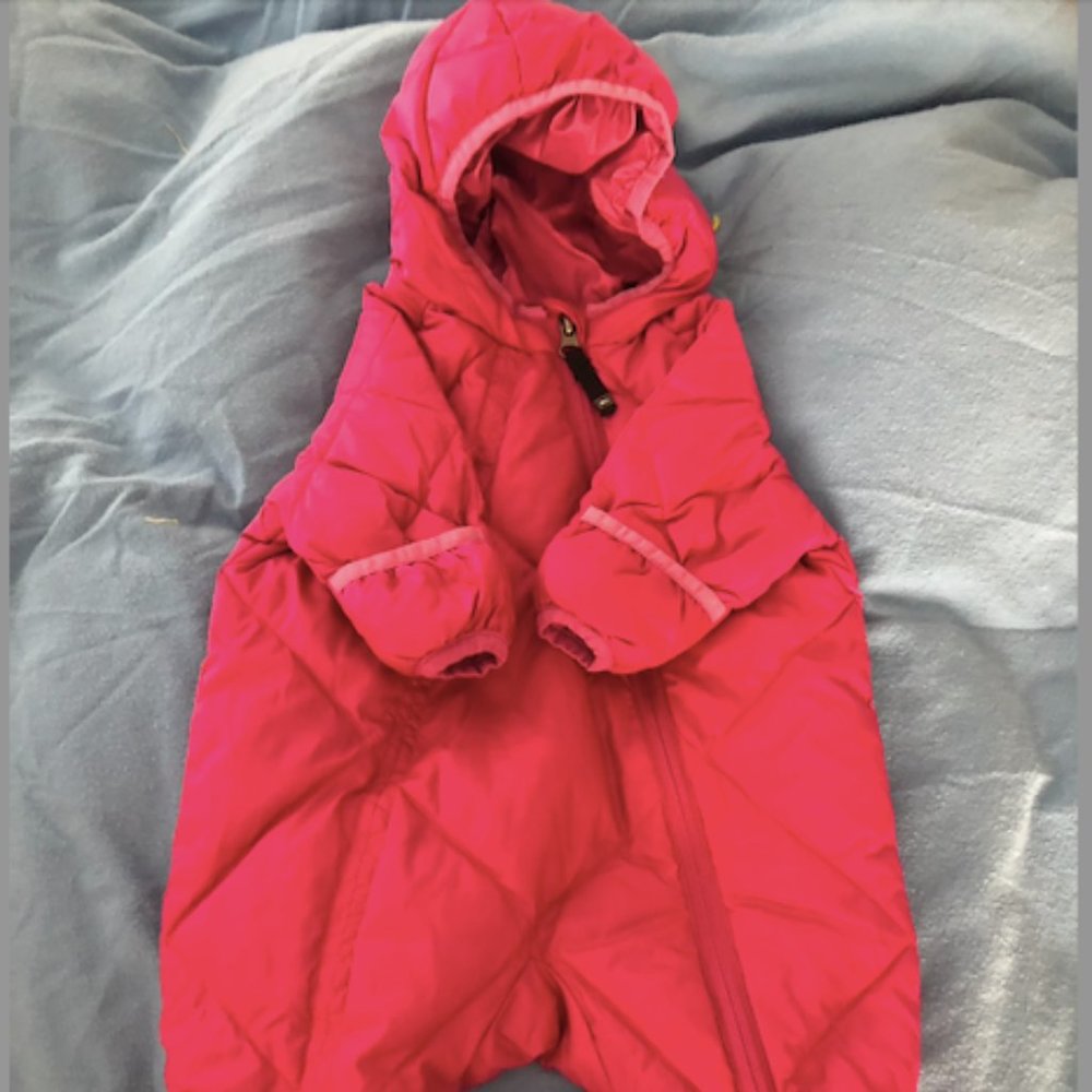 REI Down Bunting Snowsuit 3 mos Pink